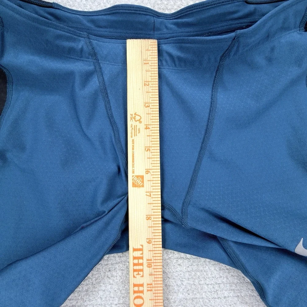 Nike Kiger Trail Running Tights Men 2XL Blue Dri-FIT Zip Ankle 620122